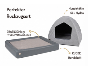 Hundehöhlen-Bundle | KUDDE + Iglu Hydda